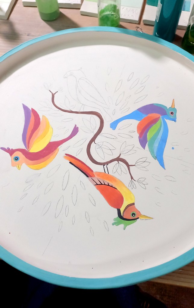 Fabrication de la Collection " Birds" à l'atelier céramique en collaboration avec Catherine Le Marc. 2022